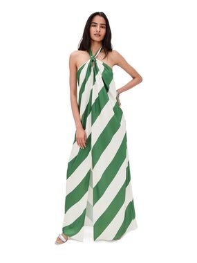 NWT Ronny Kobo Women's Green Halter Chantell Dress Size S